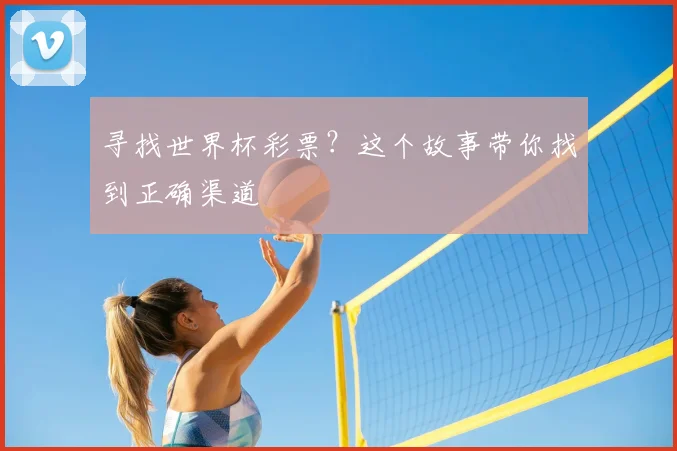 寻找世界杯彩票?这个故事带你找到正确渠道